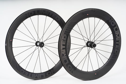 No Limited carbon bicycle wheels. Pro Race 60 80 rims.